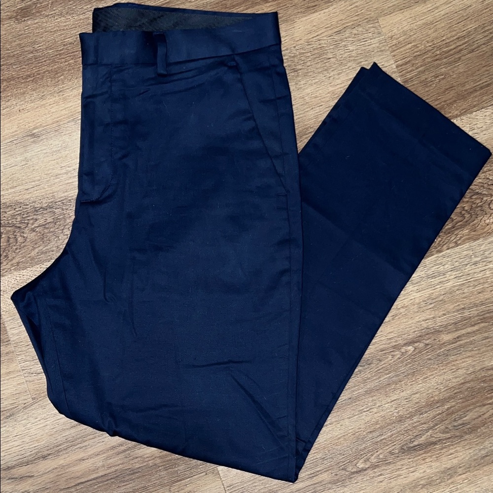 Express Men's Dark Blue Dress Pants